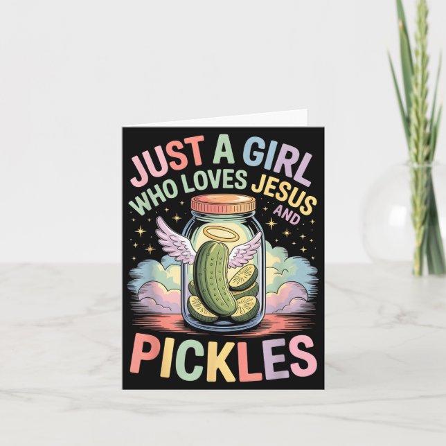 Tarjeta Solo Una Chica Que Ama A Jesús Y Ckles Diseño Dive (Anverso)