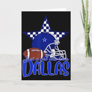 Tarjeta Solo Una Chica Que Ama Dallas Tee Para Mujeres Mam