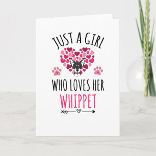 Tarjeta Sólo Una Chica Que Ama Los Regalos De Su Dueño De 