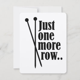 Tarjeta Sólo una fila más.