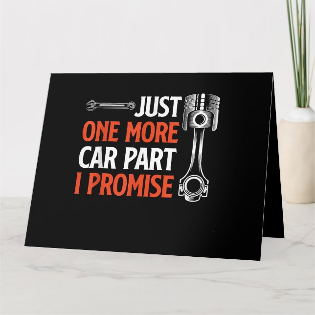 Tarjeta Solo una parte más de coche que propongo: Entusias (Anverso)
