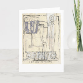 Tarjeta Sólo veo mis pensamientos