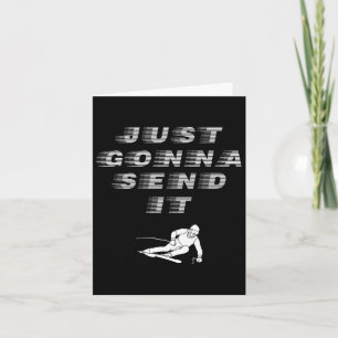 Tarjeta Sólo Voy A Enviarlo Diseño Gráfico De Guay