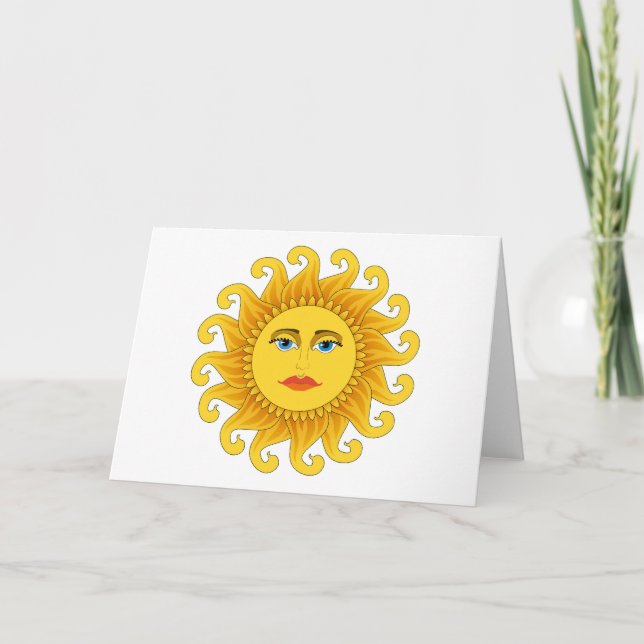 Tarjeta solsticio de verano (Anverso)