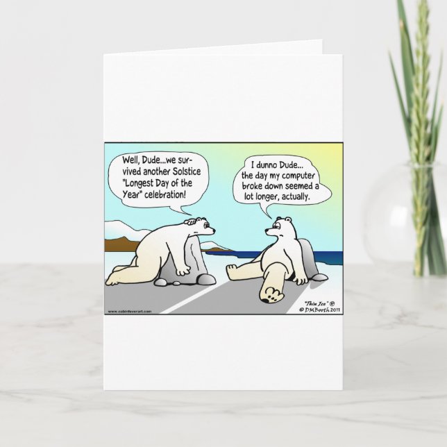 Tarjeta Solsticio de verano (Anverso)