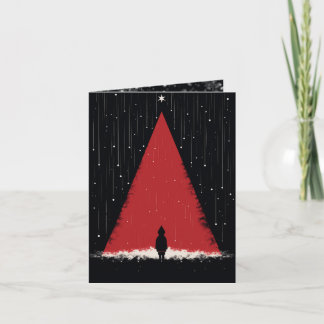 Tarjeta Solsticio nocturno: Navidades góticos