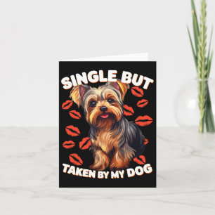 Tarjeta Soltero Pero Ocupado Por Mi Perro