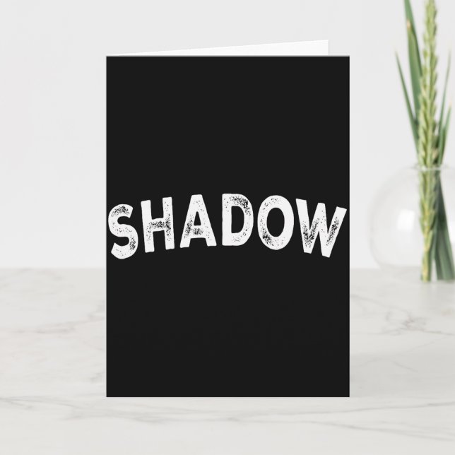 Tarjeta Sombra  (Anverso)