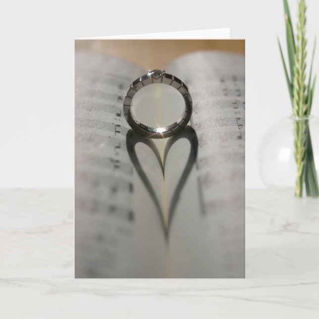 Tarjeta Sombra cardíaca del anillo (Anverso)
