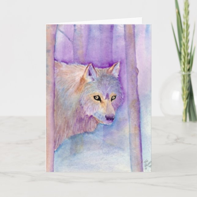 Tarjeta "Sombra del invierno" - beneficiar a Kairos afuera (Anverso)