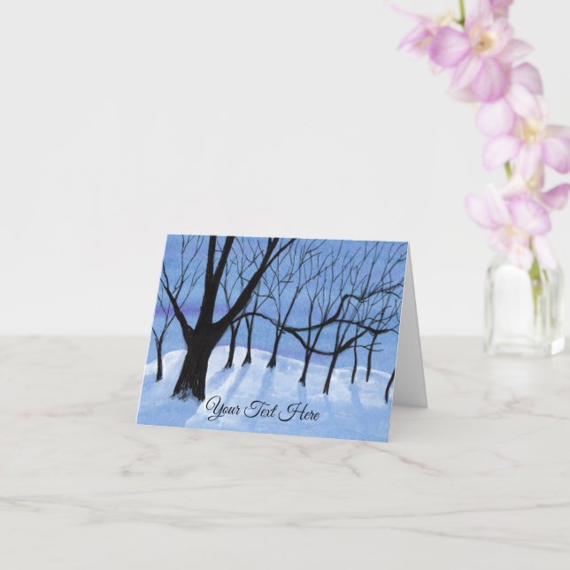 Tarjeta Sombras lunares (Orquídea)