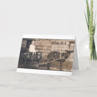 Tarjeta Sombras sobre una cabra