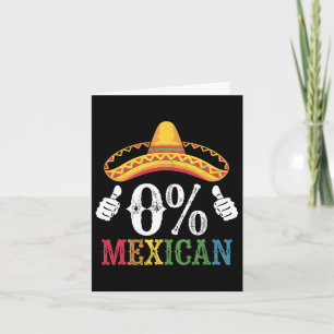 Tarjeta Sombrero colorido de Fiesta de Cinco de Mayo en Mé