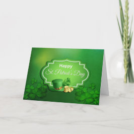Tarjeta Sombrero de copa y monedas - personalizar del día