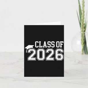 Tarjeta Sombrero de graduación de secundaria de la promoci