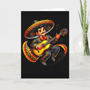 Tarjeta Sombrero divertido de Mariachi Cinco De Mayo hombr