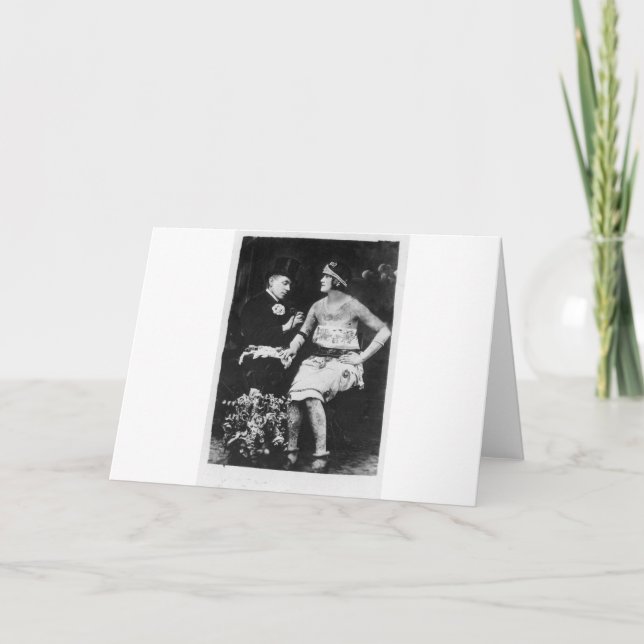 Tarjeta Sombreros de copa y tatuajes (Anverso)