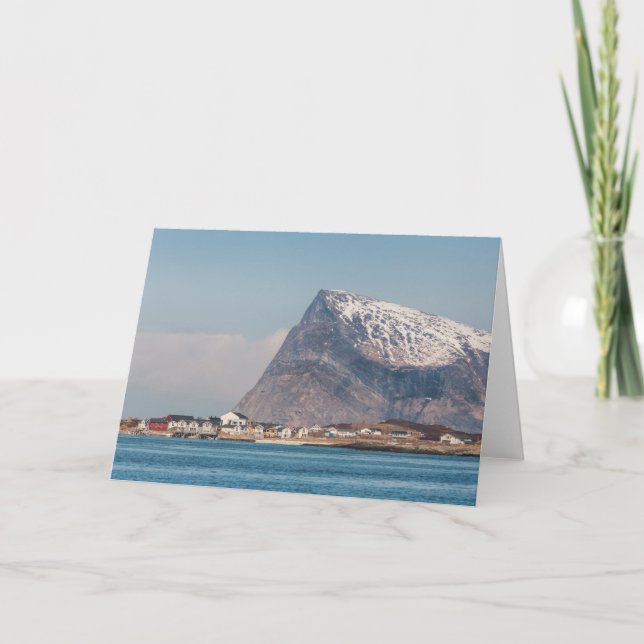 Tarjeta Sommaroy Island Noruega (Anverso)