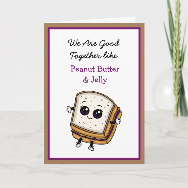 Tarjeta Somos buenos juntos, feliz aniversario (Anverso)