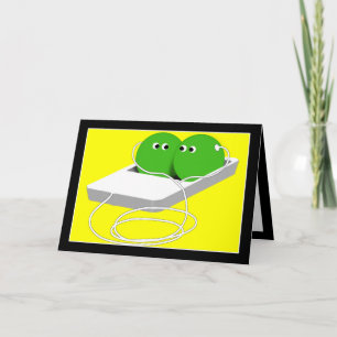 Tarjeta Somos Como Dos Peas En Un Pod