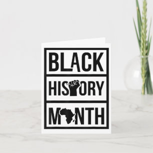 Tarjeta Somos la historia negra, los hombres afroamericano
