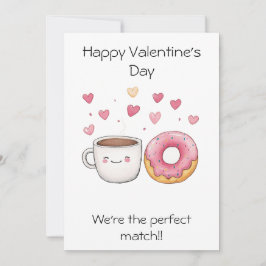 Tarjeta ¡Somos la pareja perfecta! – Cute & Punny Día de S