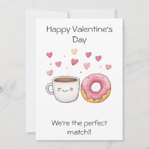 Tarjeta ¡Somos la pareja perfecta! – Cute & Punny Día de S