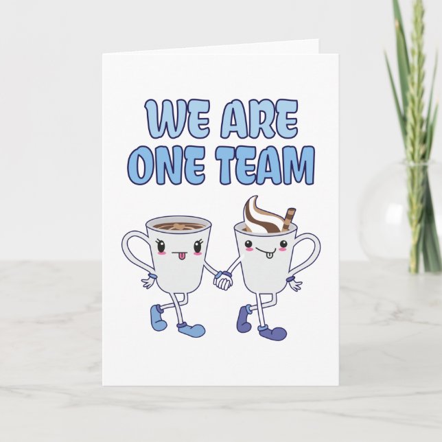 Tarjeta Somos un equipo (Anverso)