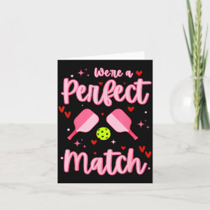 Tarjeta Somos una pareja perfecta divertido Ckleball San V