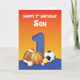 Tarjeta Son 1.ᵉʳ Balls Deportiva