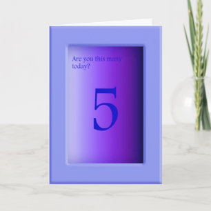 Tarjeta ¿Son estos muchos hoy?