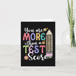 Tarjeta Son más que un día de prueba de la puntuación del 