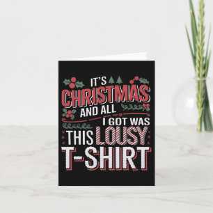 Tarjeta Son Navidades y todo lo que conseguí fue esta pési