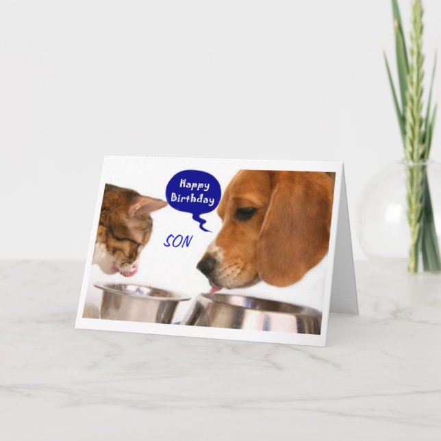 TARJETA SON-U ES MUCHO DIVERTIDO=BUENOS DESEOS DE CUMPLEAÑ (Anverso)