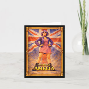 Tarjeta Son unión amelia jack vintage británico uk inglate