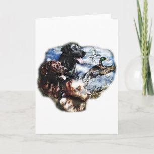 Tarjeta Soñando con la cacería de patos