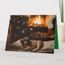 Tarjeta Soñando con Papá Noel