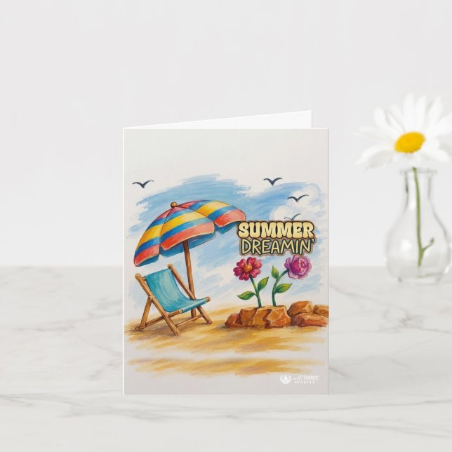 Tarjeta Soñando de Verano (Planta pequeña)