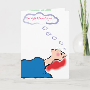Tarjeta Soñando - Recibir Saludos Adquiridos