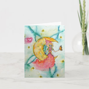 Tarjeta Soñe un pequeño Notecard ideal