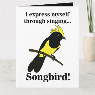 Tarjeta Songbird Tit Bird Funny Birdwatcher