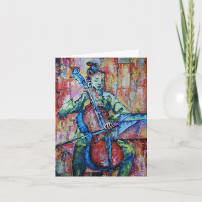 Tarjeta Sonido y música II - Notecard (Anverso)