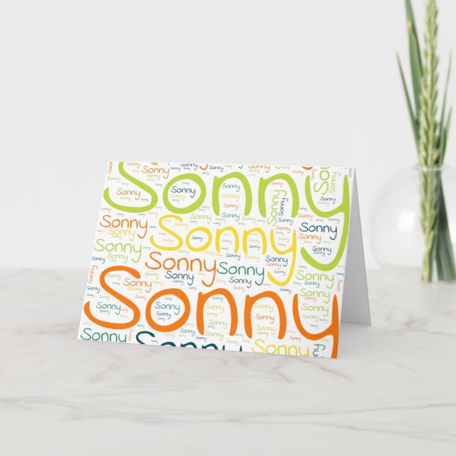 Tarjeta Sonny (Anverso)