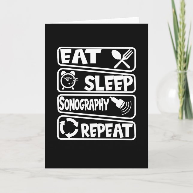 Tarjeta Sonografía sonógrafa (Anverso)