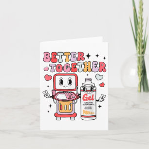 Tarjeta Sonógrafo Día de San Valentín Tecnólogo de ultraso