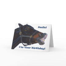 ¡Sonríe! ¡Es tu cumpleaños! Caballo