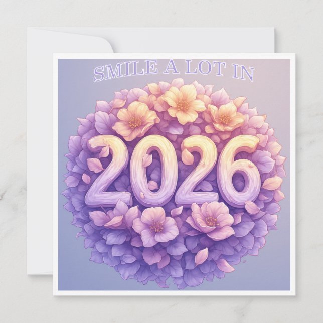 Tarjeta Sonríe mucho en 2026 (Anverso)