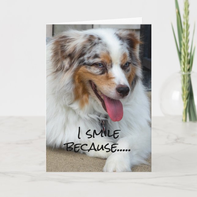 TARJETA SONRÍO PORQUE ESTÁS CUMPLIENDO LOS 40 Y ¡NO LO EST (Anverso)