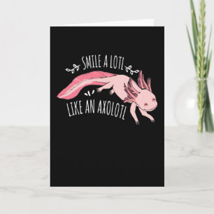 Tarjeta Sonrisa A Lotl Axolotl Ltitul