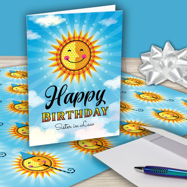 Tarjeta Sonrisa De Cumpleaños De Hermana En Derecho (Subido por el creador)